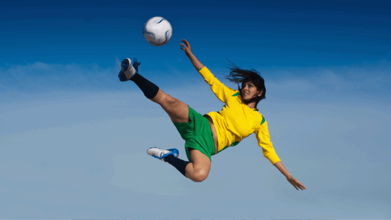 kicking ball